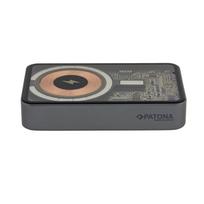 magsafe power bank 20w - PATONA Premium Powerbank Clear 3.0, 10000mAh, PD20W, MagSafe, juodas (black) - 3 nuotrauka