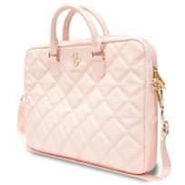krepsys nesiojamam kompiuteriui 16 - Guess Quilted 4G bag for a 16" laptop - pink - 3 nuotrauka