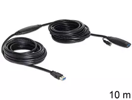 active usb extension cable - Delock Cable USB 3.0 to USB 3.0 Black 10m - 3 nuotrauka