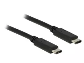 adapteriai type c - Delock Cable USB-C / USBC Black 1m - 2 nuotrauka