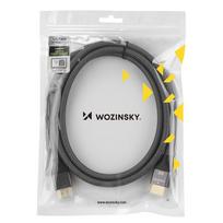 hdmi 2.1 144 hz kabelis - WHDMI-20 Hdmi 2.1 Braided Cable, sidabro, 2 m - 15 nuotrauka