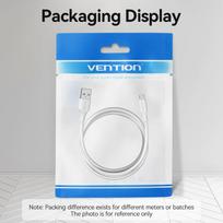 usb micro usb 1m - CABLE USB2.0 TO MICRO-B/1M WHITE CTIWF VENTION - 14 nuotrauka