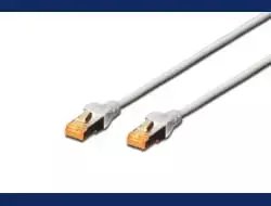 rj45 rinkinys - Laidas Assmann DIGITUS Professional patch cable, pilka, 7 m - 3 nuotrauka