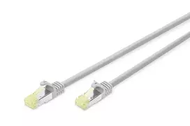 rj45 kabelis 3m - Kabelis Assmann, pilka, 3 m - 2 nuotrauka
