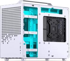 micro atx korpusas - Jonsplus Z20 Micro-ATX kompiuterio korpusas, mit Tragegriff - baltos spalvos - 2 nuotrauka
