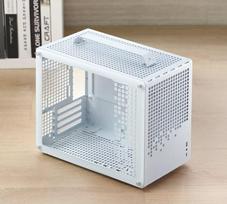 micro atx korpusas - Jonsplus Z20 Micro-ATX kompiuterio korpusas, mit Tragegriff - baltos spalvos - 3 nuotrauka