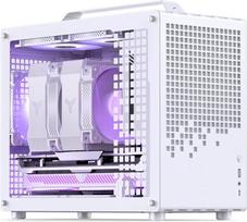 micro atx korpusas - Jonsplus Z20 Micro-ATX kompiuterio korpusas, mit Tragegriff - baltos spalvos - 5 nuotrauka