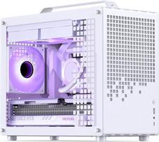 micro atx korpusas - Jonsplus Z20 Micro-ATX kompiuterio korpusas, mit Tragegriff - baltos spalvos - 6 nuotrauka