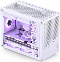 micro atx korpusas - Jonsplus Z20 Micro-ATX kompiuterio korpusas, mit Tragegriff - baltos spalvos - 7 nuotrauka