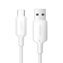 usb c to usb a white - CABLE USB-C TO USB2.0/1M WHITE CTQWF VENTION - 2 nuotrauka