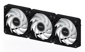 fanai - Gigabyte AORUS EZ CHAIN FAN 120 (3-Pack) Black (Juodas) - 4 nuotrauka