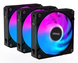 fanai - Gigabyte AORUS EZ CHAIN FAN 120 (3-Pack) Black (Juodas) - 6 nuotrauka