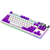 gaming klaviatura - LORGAR KBP70TKLW, Wireless TKL Mechanical Gaming Keyboard Pro, White, EN layout | LRG-KBP70TKLW-WH-US - 8 nuotrauka