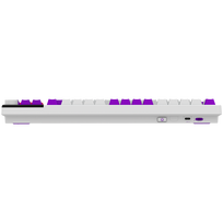 gaming klaviatura - LORGAR KBP70TKLW, Wireless TKL Mechanical Gaming Keyboard Pro, White, EN layout | LRG-KBP70TKLW-WH-US - 9 nuotrauka