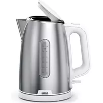 nerudijancio plieno virdulis - Braun WK 1500 Nerūdijančiojo plieno / Balta (Stainless Steel / White) - 3 nuotrauka