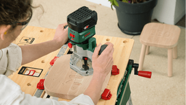 kantu freza - Bosch AdvancedTrimRouter 18V-8; 18 V (be akumuliatoriaus ir pakrovėjo) - 2 nuotrauka