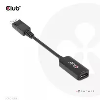 displayport hdmi adapteri - Club3D DisplayPort 1.4 į HDMI 4K120Hz/8K60Hz HDR aktyvus adapteris M/F CAC-1088 Juodas (Black) - 4 nuotrauka