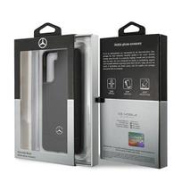 s21 deklas - Mercedes-Benz "MEHCS21MARMBK Leather Urban Cover Galaxy S21 Plus" Black - 2 nuotrauka