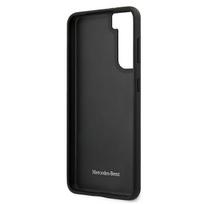 s21 deklas - Mercedes-Benz "MEHCS21MARMBK Leather Urban Cover Galaxy S21 Plus" Black - 3 nuotrauka