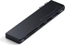 macbook docking station - Satechi USB-C Pro Hub Slim – vidurnaktis - 6 nuotrauka