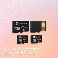 micro sd 128gb - LEXAR EZVIZ CS-CMT-CARDT128G-D 128GB Micro SDXC Klasė 10 - 3 nuotrauka
