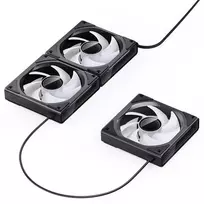 fan argb 3 - Jonsbo ZK-120B ARGB 120mm Black 3 vnt. - 3 nuotrauka