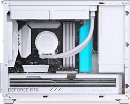 pc case - Jonsbo D32 PRO Baltas kompiuterio korpusas, mini korpusas, mATX, grūdintas stiklas - baltas - 3 nuotrauka