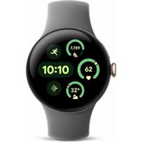 google pixel - Google Pixel Watch 3 45mm WiFi Hazel (Rudas) - 3 nuotrauka