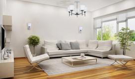 klasikinis sviestuvas - ActiveJet AJE-Mira 5P E27 White/Silver - 4 nuotrauka