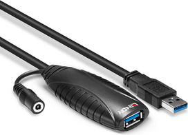 usb prailginimo - Lindy USB 3.0 Aktiv-Verlängerung Typ A/A M/F 10m - 5 nuotrauka