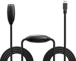 usb prailginimo - Lindy USB 3.0 Aktiv-Verlängerung Typ A/A M/F 10m - 6 nuotrauka