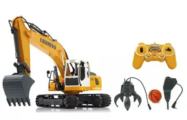 rc ekskavatorius - Jamara Liebherr R936 405112 Oranžinė - 4 nuotrauka