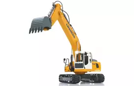 rc ekskavatorius - Jamara Liebherr R936 405112 Oranžinė - 5 nuotrauka