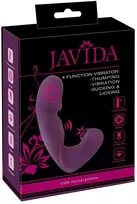 Vibratorius Javida 4 Function Vibrator (violetinis)