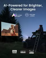 full hd projektorius - Anker Nebula Mars 3 Juodas (Black) - 3 nuotrauka