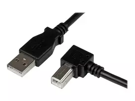 usb i com kabelis - StarTech USBAB2MR USB 2.0 A į USB B kabelis 2m Juodas (Black) - 2 nuotrauka