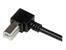 usb i com kabelis - StarTech USBAB2MR USB 2.0 A į USB B kabelis 2m Juodas (Black) - 3 nuotrauka