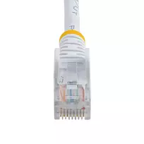 rj45 kabelis 3m - StarTech 45PAT3MWH Cat5e Tinklo Kabelis 3m Baltas (White) - 2 nuotrauka