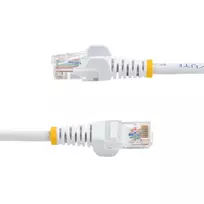 rj45 kabelis 3m - StarTech 45PAT3MWH Cat5e Tinklo Kabelis 3m Baltas (White) - 3 nuotrauka