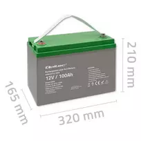 akumuliatorius 12v - UPS akumuliatorius Qoltec, 0.1 Ah - 5 nuotrauka