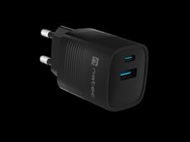 30 w usb c pakrovejas - NATEC Charger Ribera GaN USB-A USB-C 30W | NUC-2141 - 5 nuotrauka