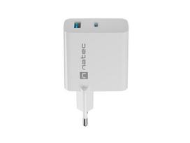 usb c pakrovejas - NATEC Charger Ribera GaN USB-A USB-C 45W | NUC-2142 - 2 nuotrauka