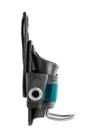 makita e tools - Makita E-15285 Sutvirtintas 3-jų skyrių įrankių dėklas su tvirtinimu plaktukui. Kabinamas prie diržo. - 5 nuotrauka