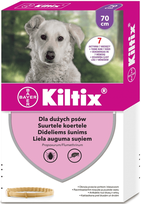 antkaklis nuo erkiu,blusu sunims - KILTIX antkaklis nuo blusų ir erkių dideliems šunims, 70 cm - 3 nuotrauka