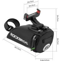 dviracio po balneliu - Rockbros C28 dviračio krepšys po balneliu, juodas (Black) - 5 nuotrauka