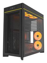 montech pc case - Montech HS01 PRO PC-kompiuterio korpusas, Midi-Tower, ATX, aRGB, Tempered Glass - juodos spalvos - 6 nuotrauka