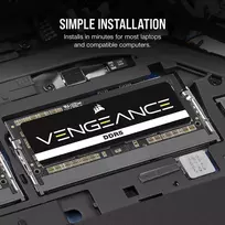 16gb ddr5 ram - Corsair Vengeance CMSX16GX5M1A5200C44, DDR5, 16 GB, 5200 MHz - 4 nuotrauka