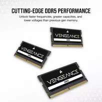 16gb ddr5 ram - Corsair Vengeance CMSX16GX5M1A5200C44, DDR5, 16 GB, 5200 MHz - 6 nuotrauka
