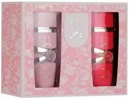 Lattafa Yara 5th Anniversary Edition rinkinys: EDP 100 ml + Yara Candy EDP 100 ml