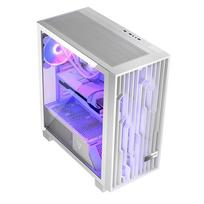 baltas korpusas - Kompiuterio Korpusas - Modecom Volcano Perun Apex ARGB Midi, Baltas - 13 nuotrauka